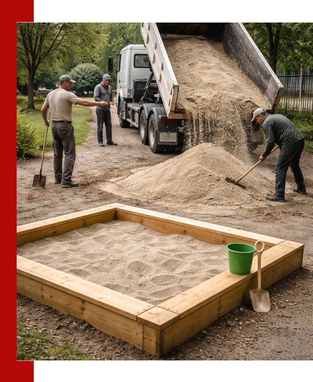 Песок для песочницы с доставкой в Железнодорожном недорого и чистый