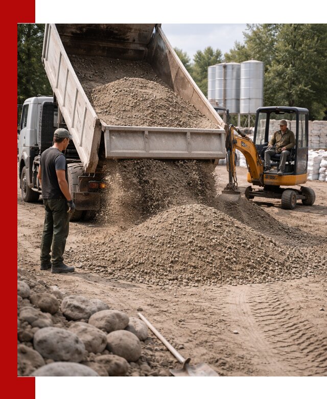 Доставка ПГС С3 в Железнодорожном самосвалами и миксерами