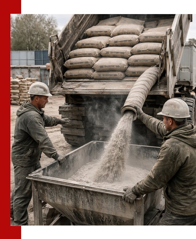 Доставка цемента М400 в железнодорожном оптом и в розницу