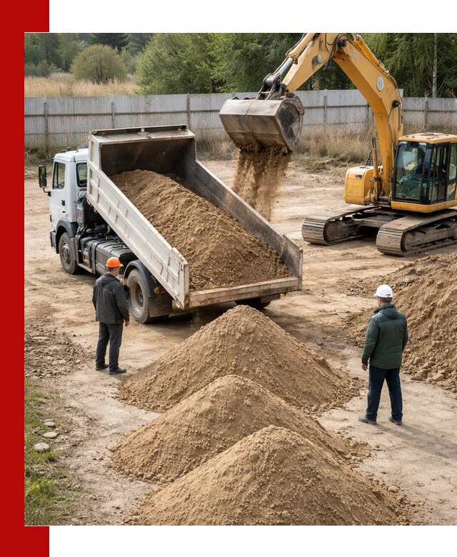 Доставка супеси вагонными и автопартиями в Железнодорожном