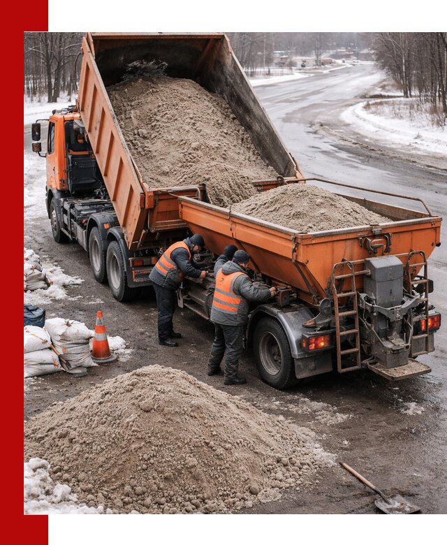 Поставка и вывоз пескосоля в железнодорожном оптом и в розницу
