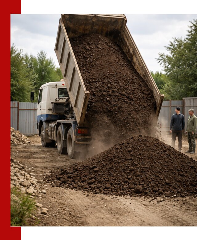 Доставка самосвалом 10 кубов в Железнодорожном быстро и надёжно