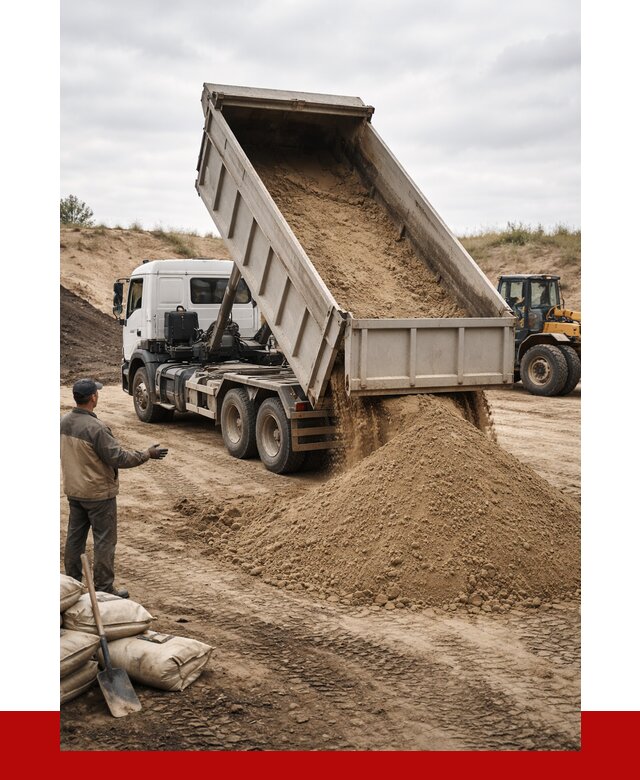 Доставка самосвалом 20 кубов в Железнодорожном от 7691 р. | ПРОНЕРУДЖлз