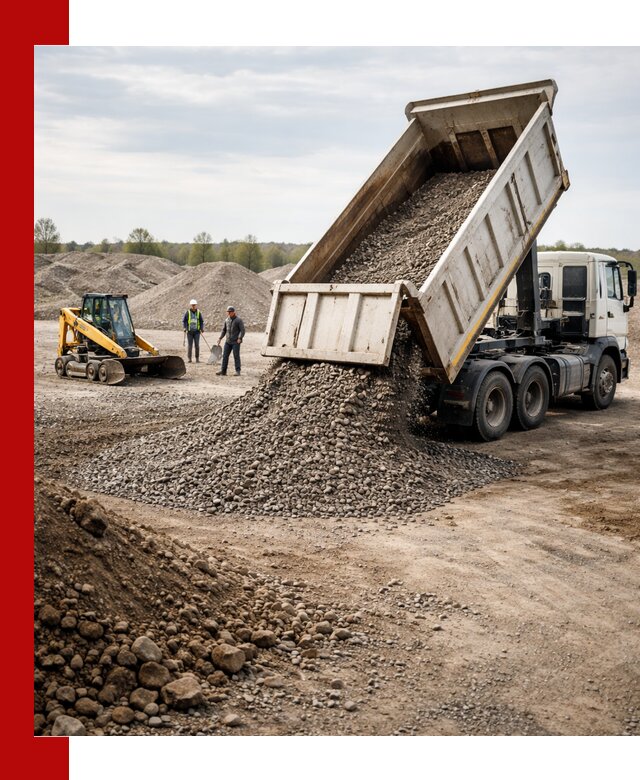 Доставка самосвалом 25 м³ в Железнодорожном быстро и надежно