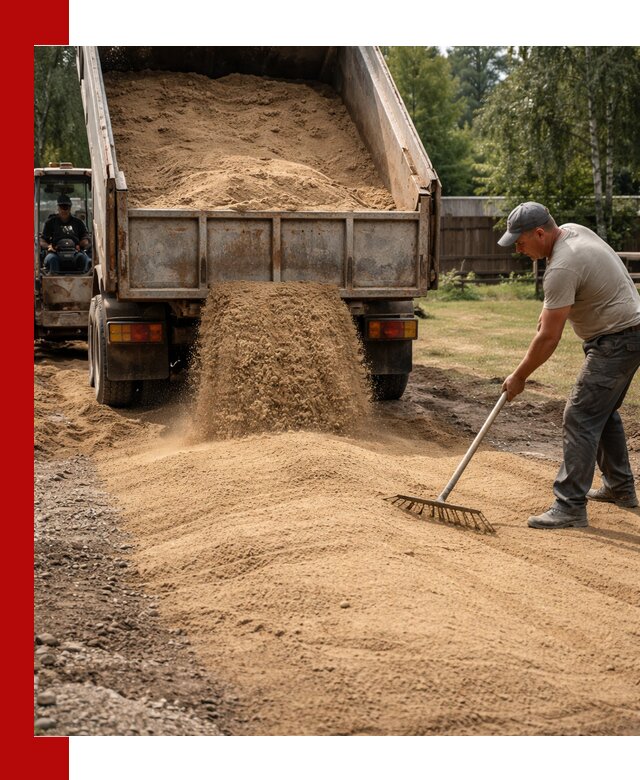 Отсыпка участка песком в Железнодорожном быстро и качественно