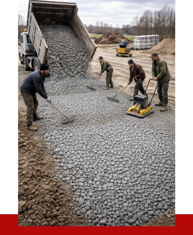 Устройство щебеночной подушки в Железнодорожном от 4614 р. ПРОНЕРУДЖлз